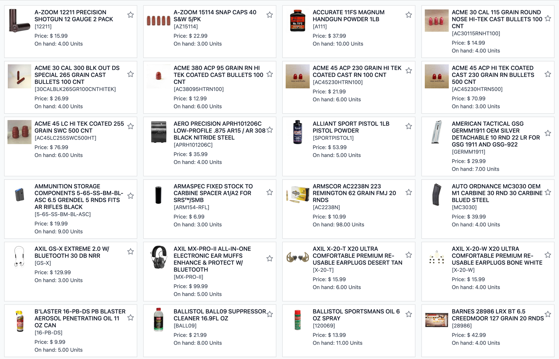 Product Grid
